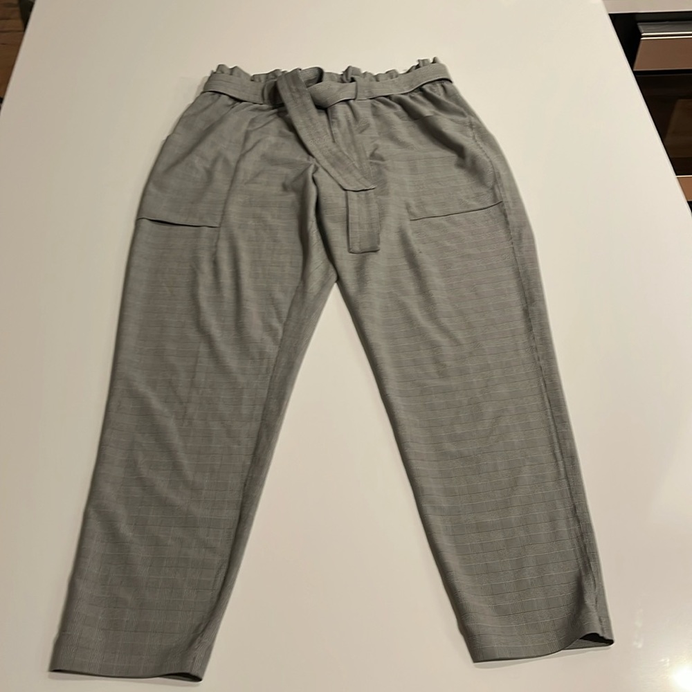 Athleta Plaid Pants size 6